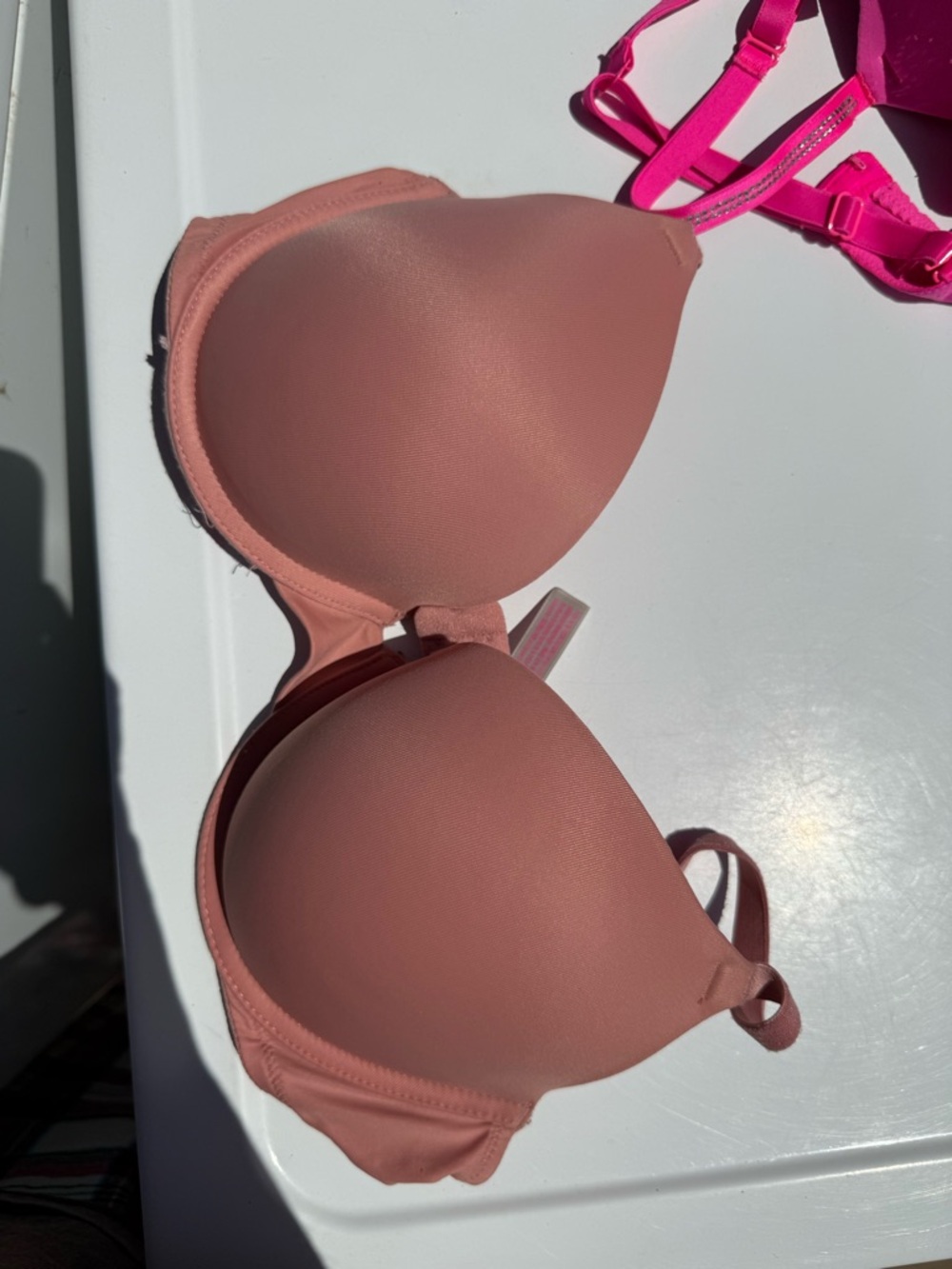 PINK Victoria's Secret push-up Smooth Molded Bra in Dusty Pink